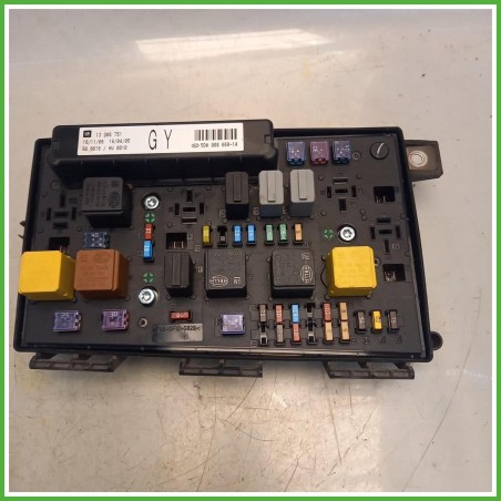 Body Computer Centralina Modulo BCM BSI Hella 5DK668-14 Opel Zafira B 1.6 CNG 16v. 13206751 Benzina Metano 2005-2008