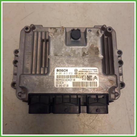 Centralina Motore Iniezione ECU Bosch 0281013872 Peugeot 207 SW Outdoor 1.6 HDi 16v. 1942KW Gasolio 2006-2009