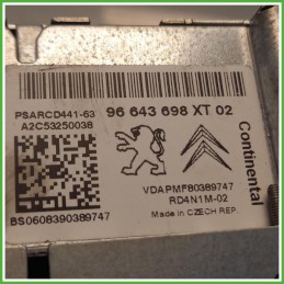 Autoradio Peugeot 207 SW Outdoor 1.6 HDi 16v. 657493 2006-2009 Continental A2C53250038