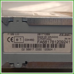 Autoradio Fiat Grande Punto 1.3 MJTD Dynamic 16v. 735410727 2005-2010 Grundig 28171069