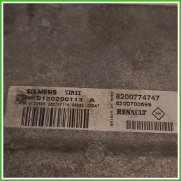Centralina Motore Iniezione ECU Siemens S120200116S Renault Twingo 2 Serie 1.2 16v. 8200774747 Benzina 2007-2011