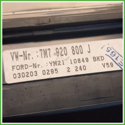 Quadro Strumenti  Seat Alhambra 7V9 1.9 TDi 7M7920820QXZ01 2000-2007