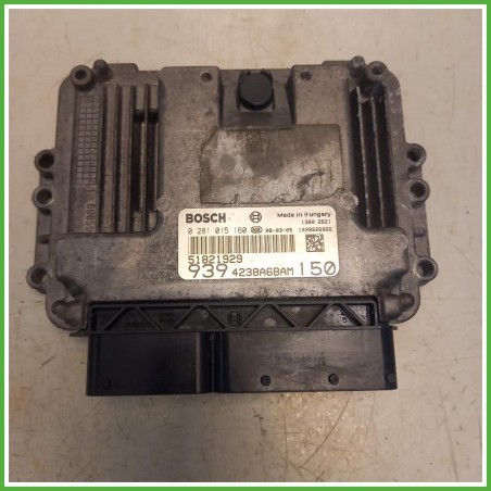 Centralina Motore Iniezione ECU Bosch 0281015160 Alfa Romeo 159 Sportwagon 1.9 JTDM Progression 16v. 51812906 Gasolio 2006-2011
