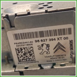 Autoradio Citroen C3 1 Serie 1.4 HDi 6564RR 2005-2009 Siemens A2C53118506