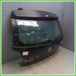 Portellone Bagagliaio Cofano Baule Posteriore Volkswagen Polo 6 Serie 2009-2014 Nero Berlina 5 Porte Originale Usato