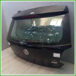 Portellone Bagagliaio Cofano Baule Posteriore Volkswagen Polo 6 Serie 2009-2014 Nero Berlina 5 Porte Originale Usato