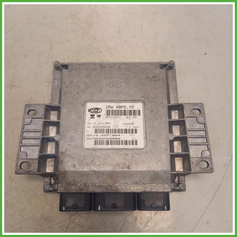Centralina Motore Iniezione ECU Magneti Marelli IAW48P2.72 Citroen C3 1 Serie 1.1 1938GT Benzina 2002-2005