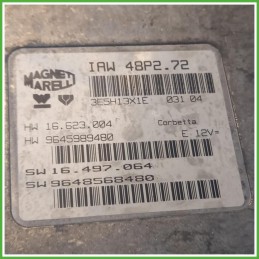 Centralina Motore Iniezione ECU Magneti Marelli IAW48P2.72 Citroen C3 1 Serie 1.1 1938GT Benzina 2002-2005