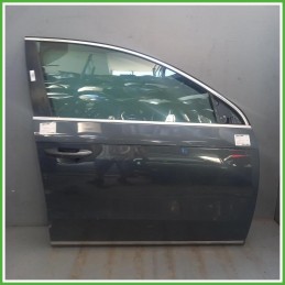 Porta Portiera Sportello Anteriore Destro DX Volkswagen Passat 6 Serie Blu Berlina 4 Porte 2010-2014 Originale Usato