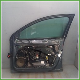 Porta Portiera Sportello Anteriore Destro DX Volkswagen Passat 6 Serie Blu Berlina 4 Porte 2010-2014 Originale Usato