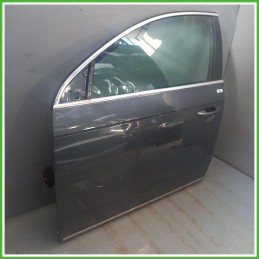 Porta Portiera Sportello Anteriore Sinistro SX Volkswagen Passat 6 Serie Blu Berlina 4 Porte 2010-2014 Originale Usato