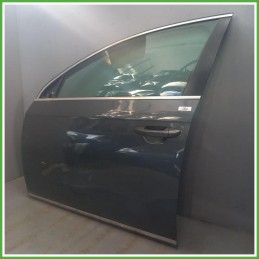 Porta Portiera Sportello Anteriore Sinistro SX Volkswagen Passat 6 Serie Blu Berlina 4 Porte 2010-2014 Originale Usato