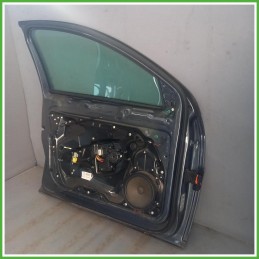 Porta Portiera Sportello Anteriore Sinistro SX Volkswagen Passat 6 Serie Blu Berlina 4 Porte 2010-2014 Originale Usato