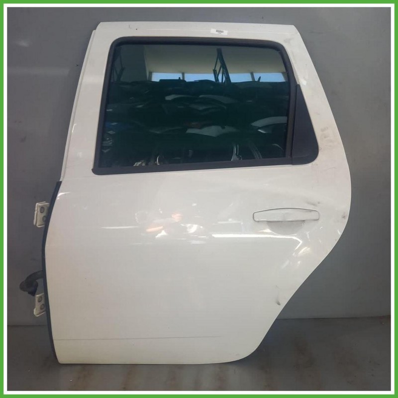 Porta Portiera Sportello Posteriore Sinistro SX Dacia Duster 1 Serie Bianco Suv 5 Porte(4x4) 2010-2013 Originale Usato
