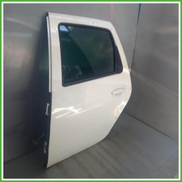 Porta Portiera Sportello Posteriore Sinistro SX Dacia Duster 1 Serie Bianco Suv 5 Porte(4x4) 2010-2013 Originale Usato