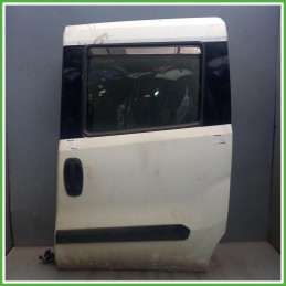 Porta Portiera Sportello Posteriore Sinistro SX Fiat Doblo 3 Serie Cargo Bianco Van 4 Porte 2016-2022 Originale Usato