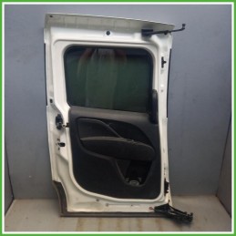 Porta Portiera Sportello Posteriore Sinistro SX Fiat Doblo 3 Serie Cargo Bianco Van 4 Porte 2016-2022 Originale Usato