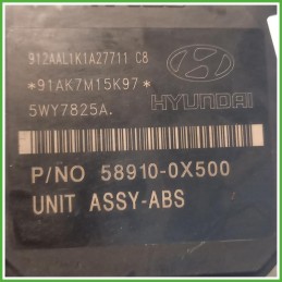Centralina ABS Modulo Pompa Mando 5WY7825A 589100X500 Hyundai i10 1 Serie 2007-2010 Originale Usato