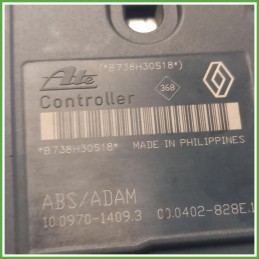 Centralina ABS Modulo Pompa Ate 10.0970-1409.3 8201044236 Renault Twingo 2 Serie 2007-2011 Originale Usato