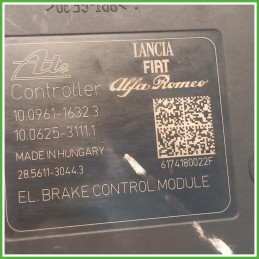 Centralina ABS Modulo Pompa Ate 10.0961-1632.3 6000628218 Fiat Doblo 3 Serie Cargo 2016-2022 Originale Usato