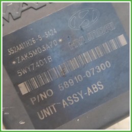 Centralina ABS Modulo Pompa Mando 5WY7401B 5891007300 Kia Picanto 1 Serie 2004-2008 Originale Usato