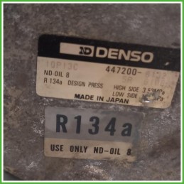 Compressore Clima AC Aria Condizionata Denso 447200-8132 Toyota RAV 4 1 Serie 883204201084 1995-2000