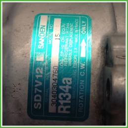 Compressore Clima AC Aria Condizionata Sanden SD7V12 Peugeot 306 2 Serie 6453FS 1997-2001