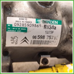 Compressore Clima AC Aria Condizionata Sanden SD6C12 Peugeot 207 SW Outdoor 9822826880 2006-2009