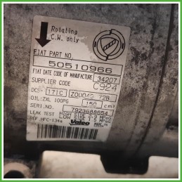 Compressore Clima AC Aria Condizionata Valeo DCS-171C Alfa Romeo 159 Sportwagon 50510966 2006-2011