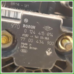 Alternatore Bosch 0124415014 Renault Megane 1 Serie Scenic 7701477711 1998-1999