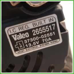 Alternatore Valeo 2655517 Kia Picanto 1 Serie 3730002551 2004-2008