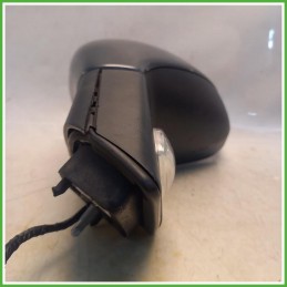Specchio Specchietto Retrovisore Sinistro SX Grigio Peugeot 207 SW Outdoor 2006-2009 Ficosa Ficomirrors Originale Usato