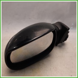 Specchio Specchietto Retrovisore Sinistro SX Nero Citroen C3 1 Serie 2005-2009 Schefenacker Originale Usato
