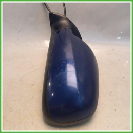 Specchio Specchietto Retrovisore Sinistro SX Blu Peugeot 307 1 Serie 2001-2005  Originale Usato