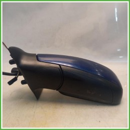 Specchio Specchietto Retrovisore Sinistro SX Blu Peugeot 307 1 Serie 2001-2005  Originale Usato