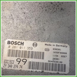 Centralina Motore Iniezione ECU Bosch 0281011359 Suzuki Grand Vitara 1 Serie 2.0 16v. 3392065D61 Benzina 2003-2005
