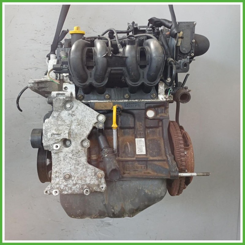 Motore Completo Funzionante D7FA8 43Kw Renault Twingo 2 Serie 2007-2011 Benzina Originale Usato