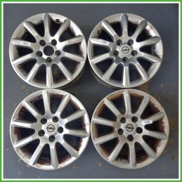 Cerchi in Lega Opel Zafira B 16 pollici 16 6.5J 4x110 ET37 4pz 13116624 Originale Usato