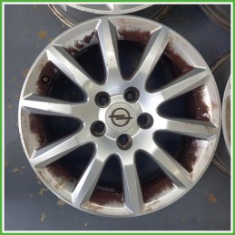 Cerchi in Lega Opel Zafira B 16 pollici 16 6.5J 4x110 ET37 4pz 13116624 Originale Usato