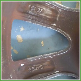 Cerchi in Lega Opel Zafira B 16 pollici 16 6.5J 4x110 ET37 4pz 13116624 Originale Usato