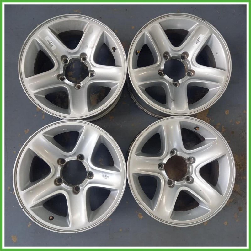 Cerchi in Lega Suzuki Grand Vitara 1 Serie 16 pollici 16 7.0J 5x139.7 ET+5 4pz A917L1 Originale Usato