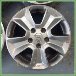 Cerchi in Lega Dacia Duster 1 Serie 16 pollici 16 6.5J 5x114.3 ET50 4pz 403000409R Originale Usato