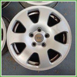 Cerchio Singolo in Lega Audi A4 8E5 Avant 15 pollici 15 7.0J 5x112 ET39 1pz 8E0601025AC1H7 Originale Usato al pz