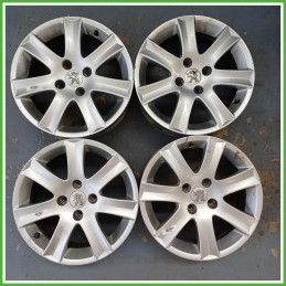 Cerchi in Lega Peugeot 207 SW Outdoor 16 pollici 16 6.0J 4x108 ET27 4pz 5402T6 Originale Usato