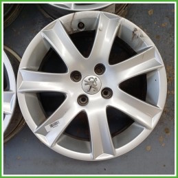 Cerchi in Lega Peugeot 207 SW Outdoor 16 pollici 16 6.0J 4x108 ET27 4pz 5402T6 Originale Usato
