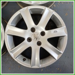 Cerchi in Lega Peugeot 207 SW Outdoor 16 pollici 16 6.0J 4x108 ET27 4pz 5402T6 Originale Usato