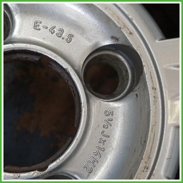 Cerchi in Lega Ford Fiesta 4 Serie 14 pollici 14 5.5J 4x108 ET43.5 4pz 1001867 Originale Usato
