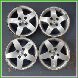 Cerchi in Lega Peugeot 207 SW 15 pollici 15 6.0J 4x108 ET23 4pz 5401P4 Originale Usato