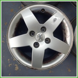 Cerchi in Lega Peugeot 207 SW 15 pollici 15 6.0J 4x108 ET23 4pz 5401P4 Originale Usato