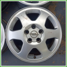 Cerchi in Lega Opel Zafira A 15 pollici 15 6.0J 4x110 ET43 4pz 9191979 Originale Usato